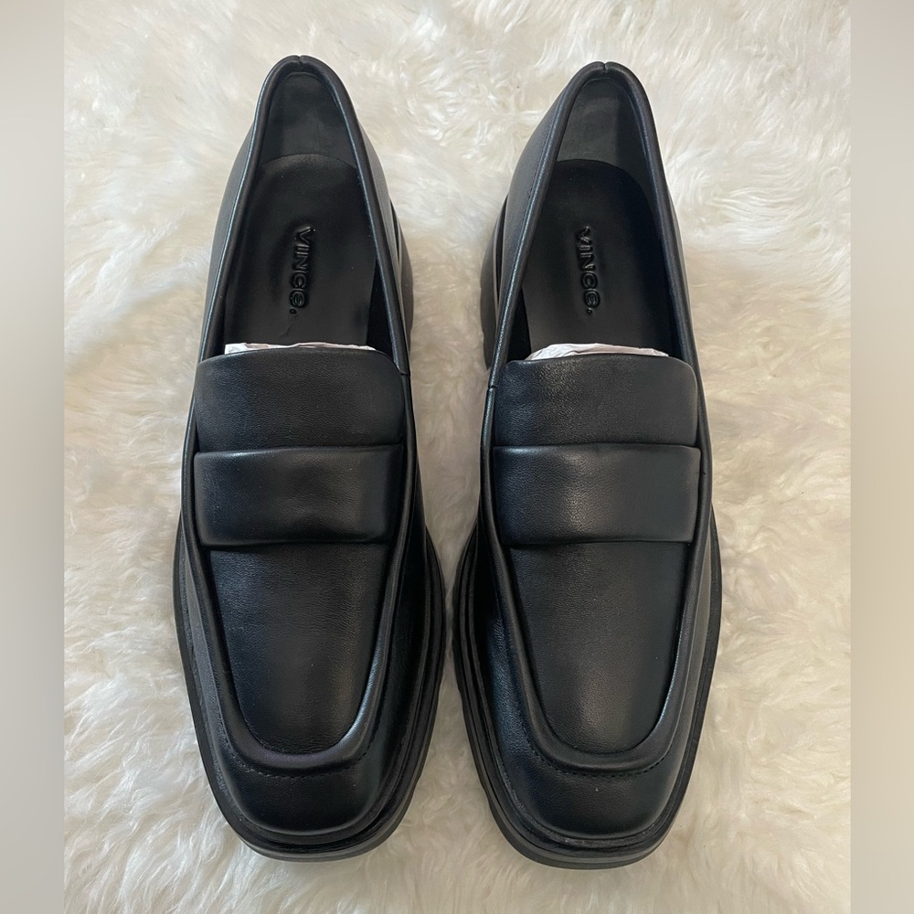 VINCE. Leather loafers
